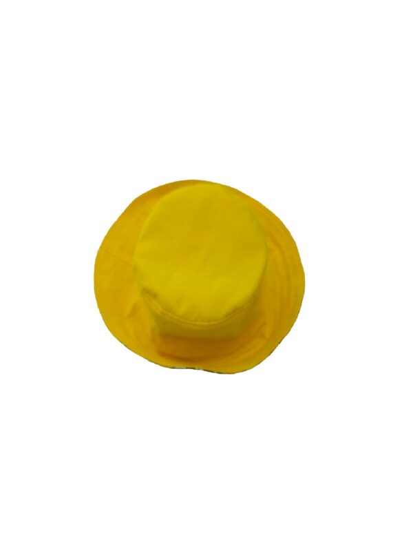 Top view of Eva Reversible Hat Yellow.