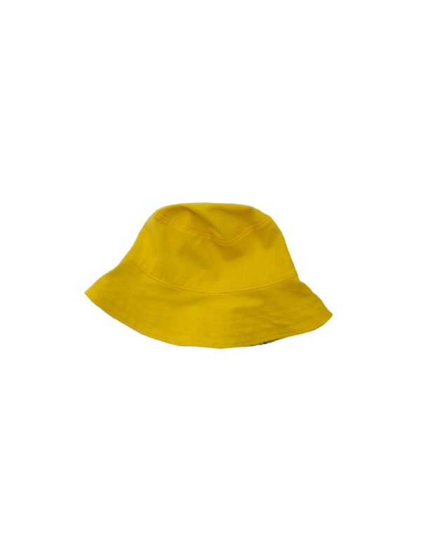 Eva Reversible Hat Yellow is a bucket style hat in canary yellow.